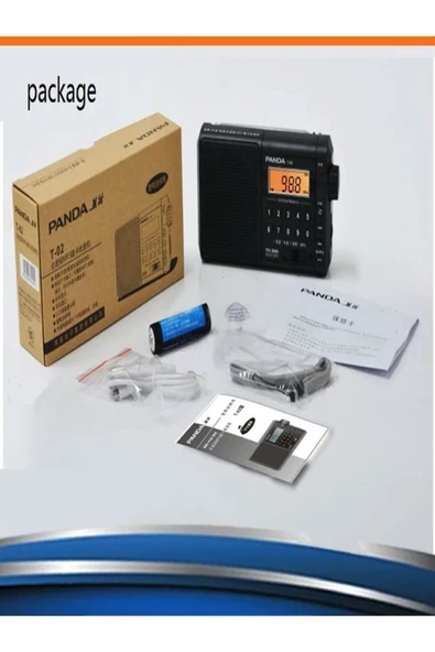 ULTRATEKNO Panda T-02 FM AM SW Full Band Radyo Dijital Ekranlı FM TF Kart Destekli MP3 Çalar Radyo - 7