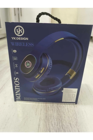 YK Design Yk Desıng Led Işıklı Bluetooth Kulaklık Kafaüstü - 3