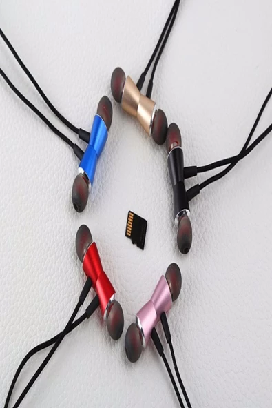 ULTRATEKNO Fyd Hafıza Kartı Takılabilir Metal Bluetooth Kulak Içi Kulaklık Kırmızı LOG INVEST 969213 - 3