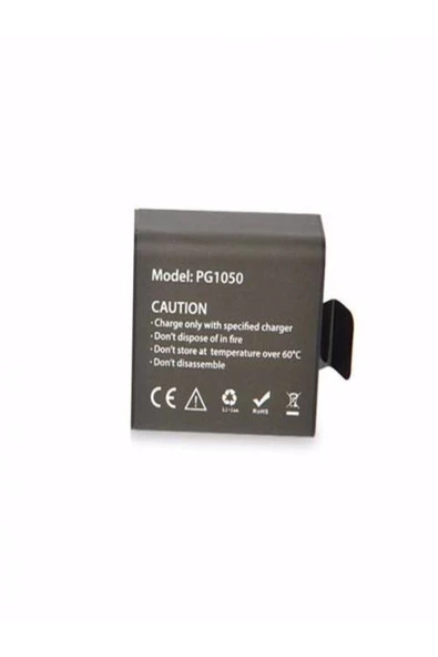 ULTRATEKNO Eken H9r H9 W9 Yedek Batarya Pg1050 1050 Mah 3.885wh Pil - 3