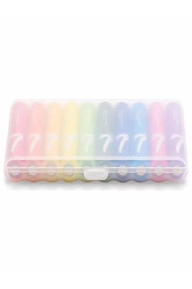 XIAOMI Gökkuşağı Serisi Rainbow Aaa Alkaline Pil 10'lu Ekonomik Paket - 5