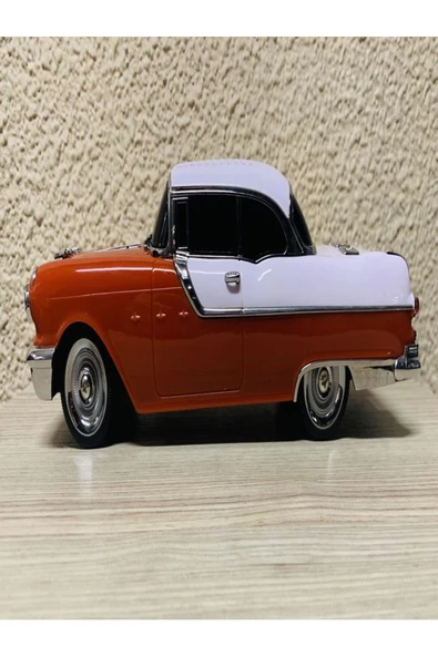 ULTRATEKNO Nostaljik Pontiac Araba 1955 Model Bluetooth Hoparlör Fm Radyo USB Tf Aux Destekli Speaker - 5