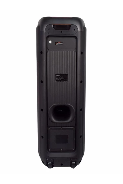 ULTRATEKNO Karaoke Hoparlör Ses Sistemi Kablosuz Mikrofonlu 70 Watt 2x10 Inç Bluetooth Hoparlör Rgb Party Box - 5