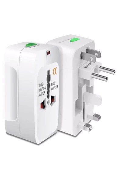 ULTRATEKNO Amerika Ingiltere Priz Ucu Dönüştürücü Çevirici - Çoklu Adaptör