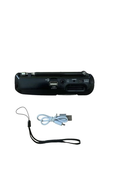 ULTRATEKNO Bluetoothlu Fm Radyo Usb Tf Kart Şarjlı Cep Radyosu Icf8bt - 2