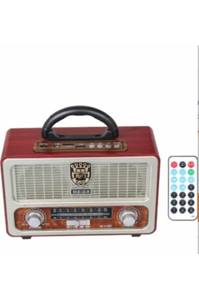 DeoN Eskitme Nostalji Tasarımlı Bluetoothlu Nostalji Radyo 113bt - 2