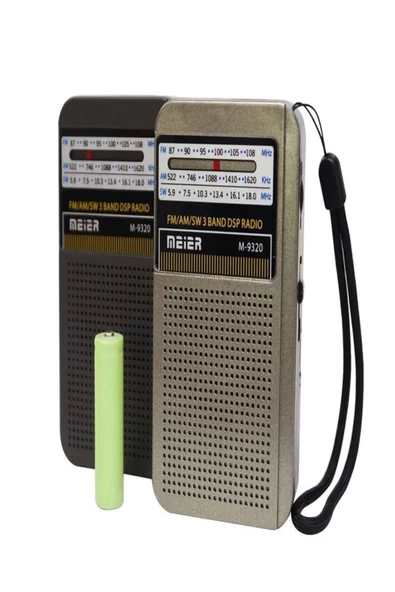 ULTRATEKNO M-9320 Şarjlı FM AM SW 3 Bandlı Cep Radyosu - Deprem Çantasına Uygun - 2