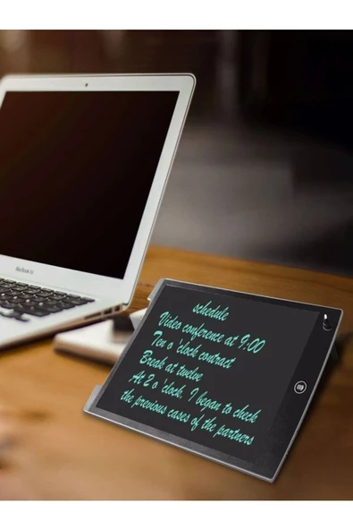 ULTRATEKNO 12" Büyük Boy Dijital Yazı Tahtası Grafik Çizim Tableti 12 Inç Lcd Çocuk Tablet - 3