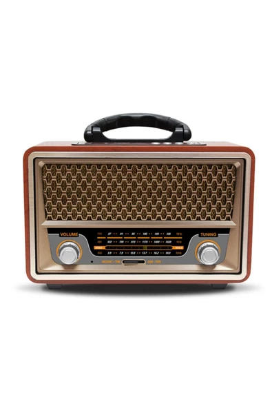 ULTRATEKNO Nostaljik Görünümlü Ahşap Radyo Bluetooth Hoparlör Fm Usb Tf Bt5.0 Ut-157bt - 6