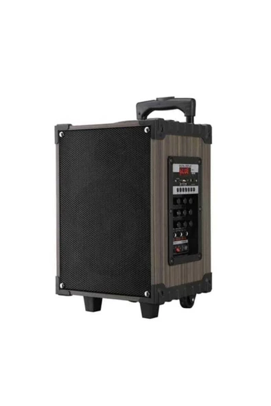 EMRTECH Süper Bass Şarjlı Telsiz Mikrofonlu Amfi Sistemi-Bt-Sd-Usb Lt-908 Model - 2