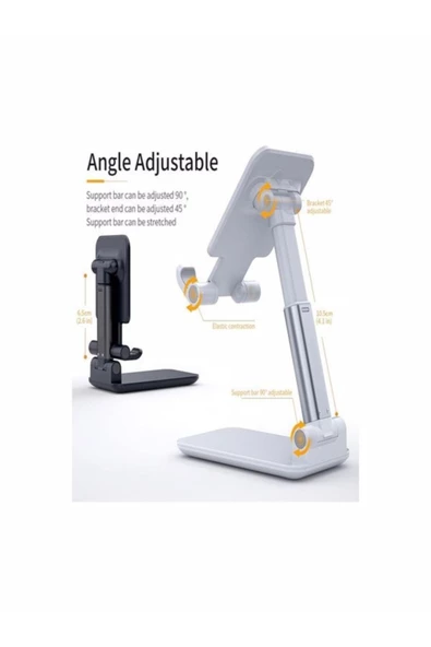 ULTRATEKNO Profesyonel Iki Kademeli Telefon & Tablet Tutucu Stand - 3