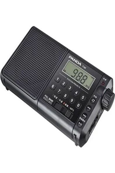 ULTRATEKNO Panda T-02 FM AM SW Full Band Radyo Dijital Ekranlı FM TF Kart Destekli MP3 Çalar Radyo - 6