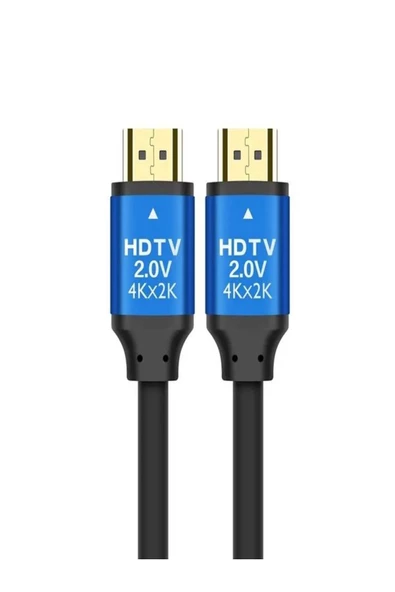 ULTRATEKNO 2.0 HDMI Kablo 4K@60Hz x 2K@144Hz Ethernet 18GBS Arc Hdtv 4Kx2K HDMI Kablosu