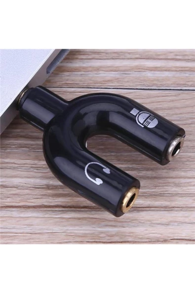 ULTRATEKNO Stereo 3.5mm Aux Cep Telefonu Kulaklık Ve Mikrofon Ayırıcı Y Tip - 4
