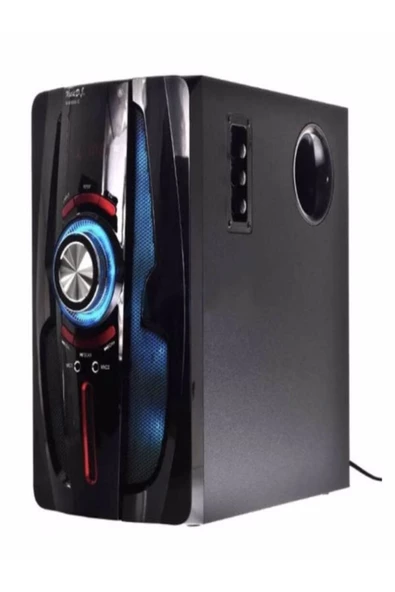 ULTRATEKNO 6,5" + 3"x2 Süper Bass Usb Sd Kart Bluetooth Hoparlör Kumandalı 60 Watt 2+1 Ses Sistemi - 3