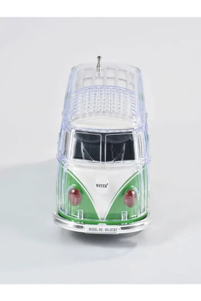 ULTRATEKNO WS-267BT 1967 Model T1 Vosvos Minibüs Bluetooth Hoparlör Fm Radyo USB Tf Aux Destekli Speaker - 7