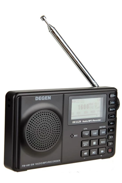 Degen DE-1129 FM Stereo/AM/SW DSP ATS 4GB MP3 Çalar Dijital Kaydedici Taşınabilir Çok Fonksiyonlu Radyo - 8