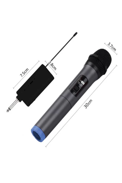 ULTRATEKNO WN-01 Profesyonel Kablosuz Mikrofon Taşınabilir Mini Alıcı Için 6.35mm Fiş Karaoke Sahne Performansı - 2