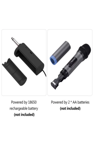 ULTRATEKNO WN-01 Profesyonel Kablosuz Mikrofon Taşınabilir Mini Alıcı Için 6.35mm Fiş Karaoke Sahne Performansı - 5