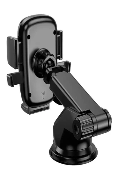 ULTRATEKNO Otomatik Klipsli Araba Telefon Tutucu Ayarlanabilir Cam ve Torpido Için Yüksek Kalite Tutucu - 5