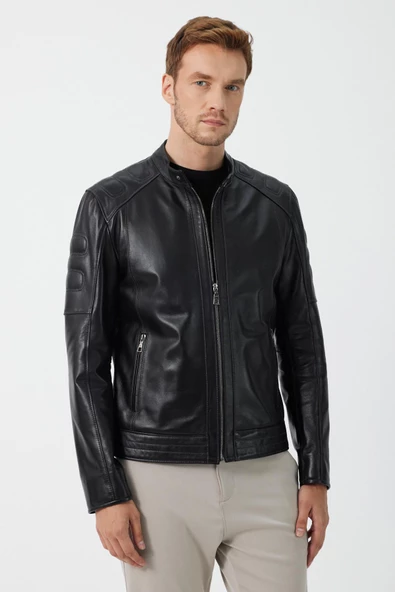 Rodri Siyah Deri Ceket