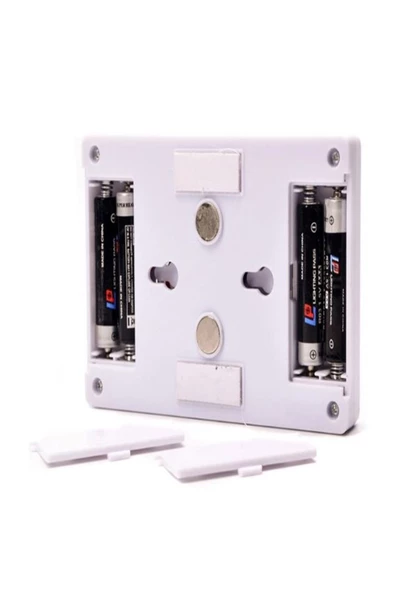 ULTRATEKNO 3w Priz Anahtar Dimmer Seviye Ayarlı Led Lamba Acil Durum Lambası Pilli Kamp Feneri - 5