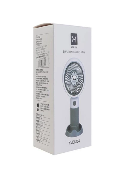 Platoon Mini Fan Masaüstü Taşınabilir Telefon Stantlı Vantilatör 2si 1 Arada Taşınabilir Vantilatör - 7