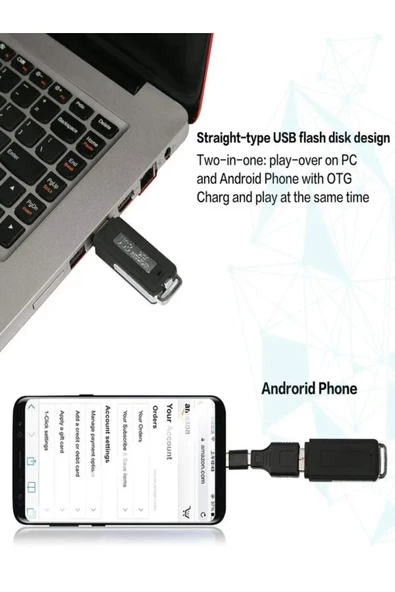 ULTRATEKNO Çok Hafif Ses Kayıt Cihazı Kristal Mikrofonlu 16 Gb Usb Görünümlü Ev iş yeri Dinlenme Cihazı - 7