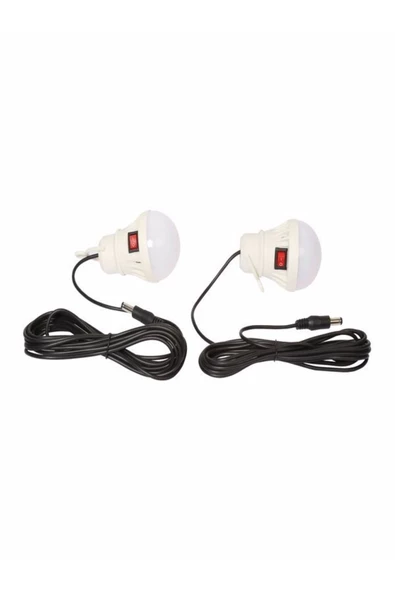 NNS Kamp Feneri Işıldak Güneş Panelli Bluetooth Hoparlör Fm Radyo + 2xampul 3600 Mah Pil - 5