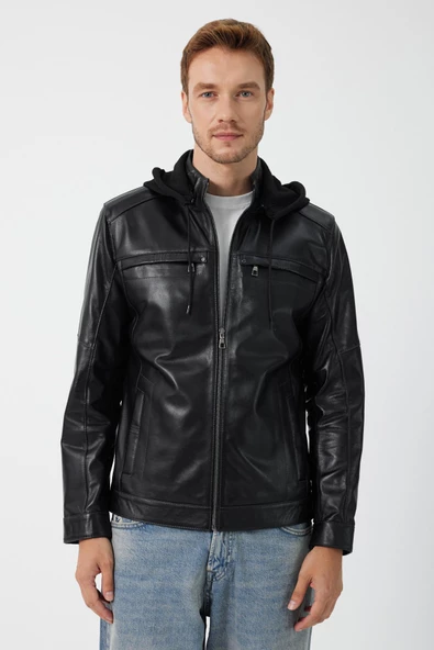 Demar Siyah Deri Mont - 2