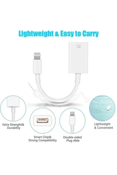 ULTRATEKNO Udmkx To Usb Çevirici Otg Usb Kamera Adaptörü Ios13 + Udmk Desing 963583 - 6