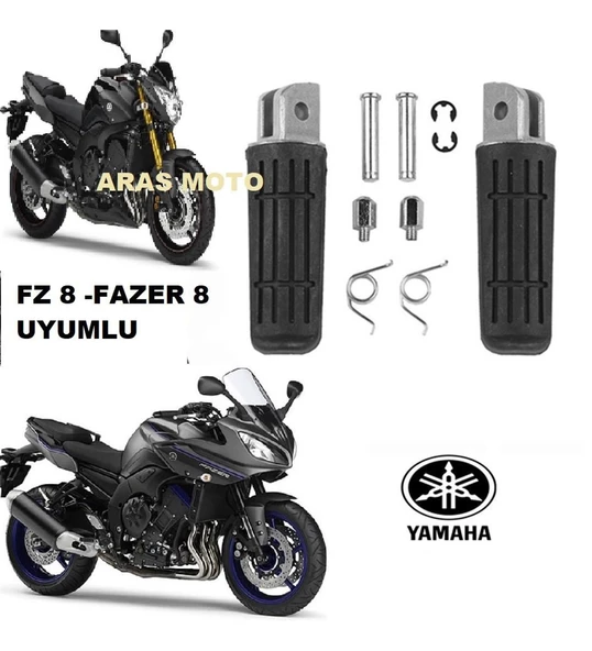 Yamaha Fazer 8 -Fz 8 Uyumlu Ön Basamak Seti A Kalite-Arasmoto ürün görseli 1