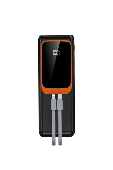 ULTRATEKNO 20.000 Mah Powerbank 22.5W Hızlı Şarj Taşınabilir Şarj Cihazı Çok Kablolu Dijital Göstergeli - 2