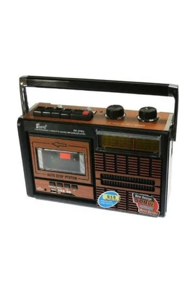 Knstar Fp 319 Retro Nostaji Radyo Kaset Çalar - 2