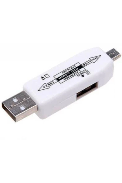 ULTRATEKNO Smart Micro Usb Otg Kart Okuyucu Usb 2.0 Adaptör - 4