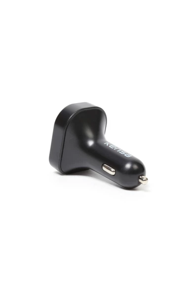 Kensa Bluetooth Araç Kiti Fm Transmitter Çift Usb Girişli 3.1a - 4