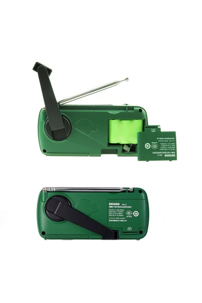 Degen De-13 Solar Radyo Krank Dinamo Fm Mw Sw1 Sw2 - 5