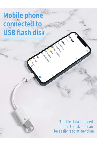 ULTRATEKNO Udmkx To Usb Çevirici Otg Usb Kamera Adaptörü Ios13 + Udmk Desing 963583 - 8