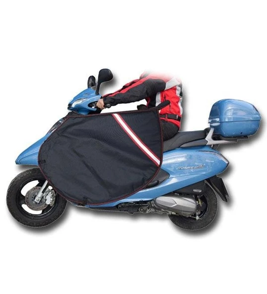 MOTORSİKLET DİZ ÖRTÜSÜ 4 KATLI SU GEÇİRMEZ SCOOTER MOTORLAR İÇİN İMPER KUMAŞ ARASMOTO ürün görseli 1