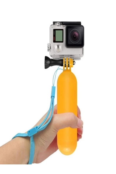 ULTRATEKNO EKN01 Eken Hero GoPro Uyumlu Şamandıra Bobber Sualtı Monopod ve Pivot Vidası - 4