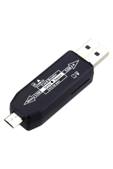 ULTRATEKNO Smart Micro Usb Otg Kart Okuyucu Usb 2.0 Adaptör - 3