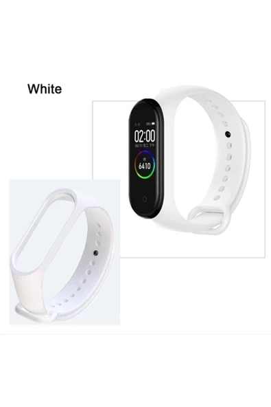 ULTRATEKNO Xiaomi Mi Band 3 / Mi Band 4 Uyumlu Silikon Kordon