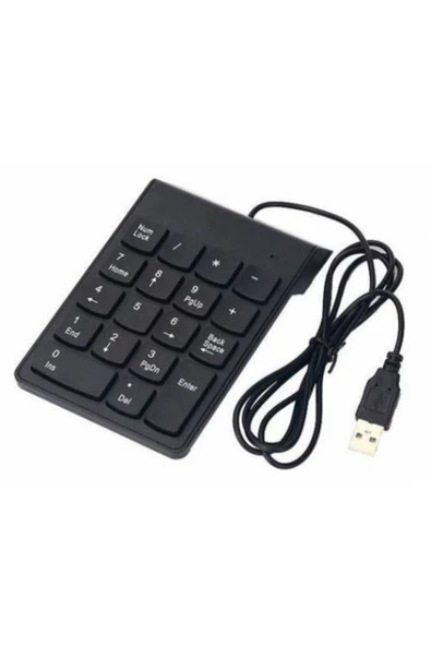 Platoon Numeric Keypad-numpad-usb Kablolu Keypad 18 Tuş Numped Keyped Say