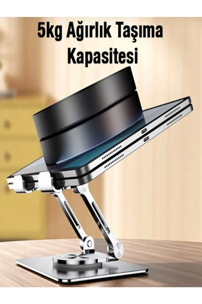 ULTRATEKNO 360° Dönebilen Ayarlanabilir Komple Metal Tablet Standı - 7