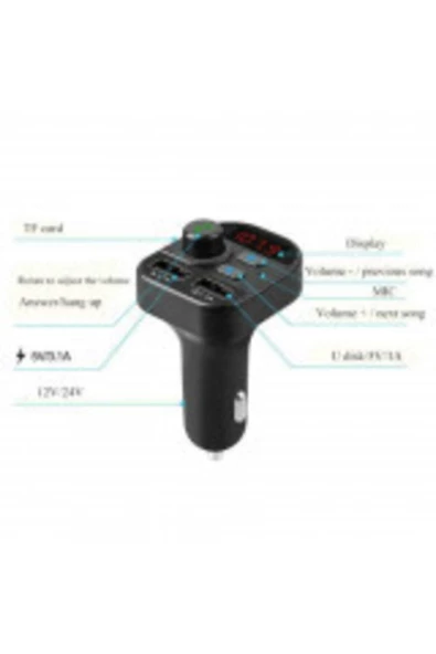 POLYGOLD Carx9 Oto Bluetooth 2.1 A Çift Usb - 3