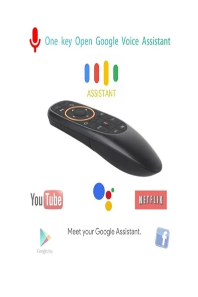 ULTRATEKNO Sesli kumanda Air-Mouse 2.4G kablosuz ses hava faresi klavye uzaktan kumanda TV Box PC için - 4