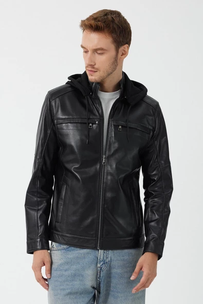 Demar Siyah Deri Mont - 4