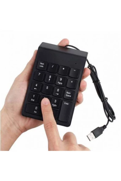 Platoon Numeric Keypad-numpad-usb Kablolu Keypad 18 Tuş Numped Keyped Say - 2