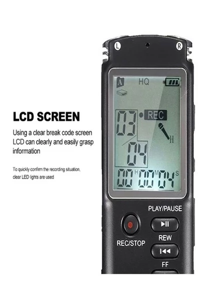 ULTRATEKNO KB-40 Profesyonel 16 Gb Dijital Ses Kaydedici - Ses Kayıt Cihazı - Mp3 Çalar - 4