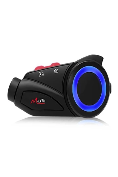 ULTRATEKNO Maxto M3S Serisi 2k Fhd 1440P Kameralı Intercom Motosiklet Kask İntercom Uyumlu